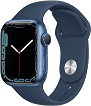 Apple Watch Series 7 GPS, 41mm Blue Aluminum Case with Abyss Blue Sport Band - Regular